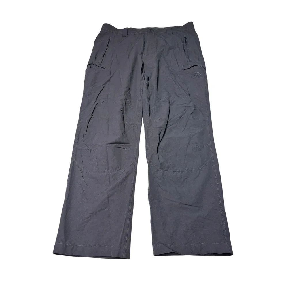 The North Face Mens Grey Hiking Cargo Pants Ripstop Stretch T338/T738 35x30